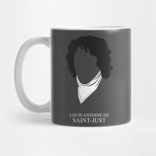 Louis Antoine de Saint-Just - Minimalist Portrait Mug